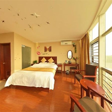Greentree Inn Shanghai Songjiang District Yanshou Road Li Ta Express Hotel Zhujing Exteriör bild