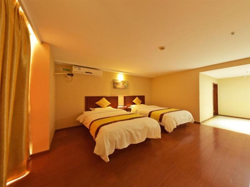 Greentree Inn Shanghai Songjiang District Yanshou Road Li Ta Express Hotel Zhujing Exteriör bild